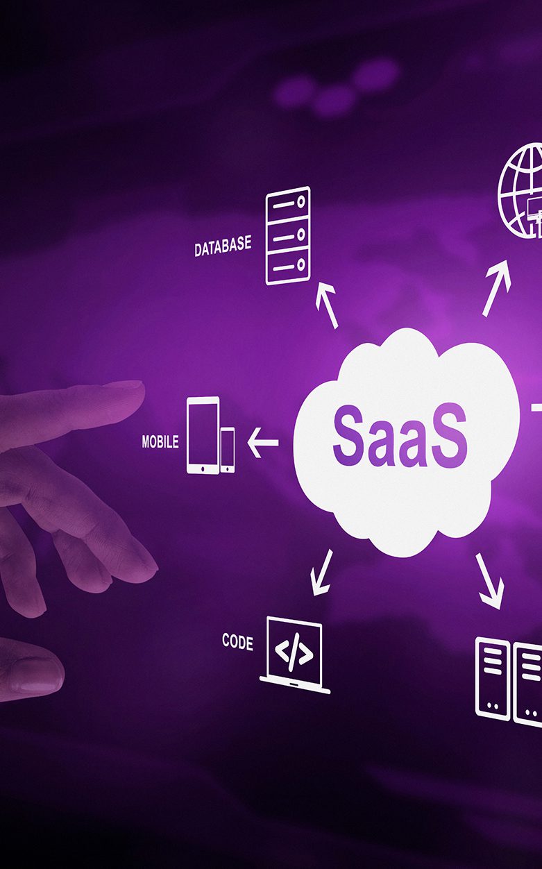 SAAS concept collage