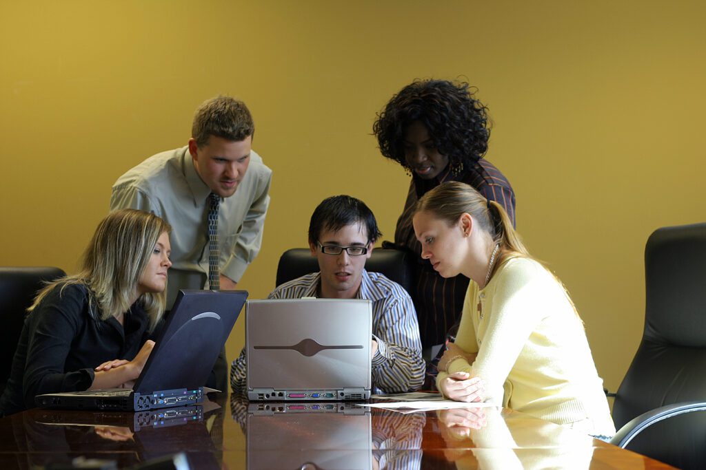 a group conducting security awareness training